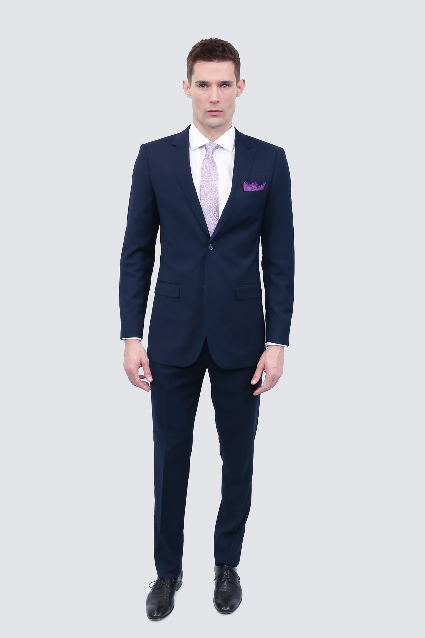 Tailor's Stretch Blend Suit | Navy Blue Modern or Slim Fit - My Men's Shop