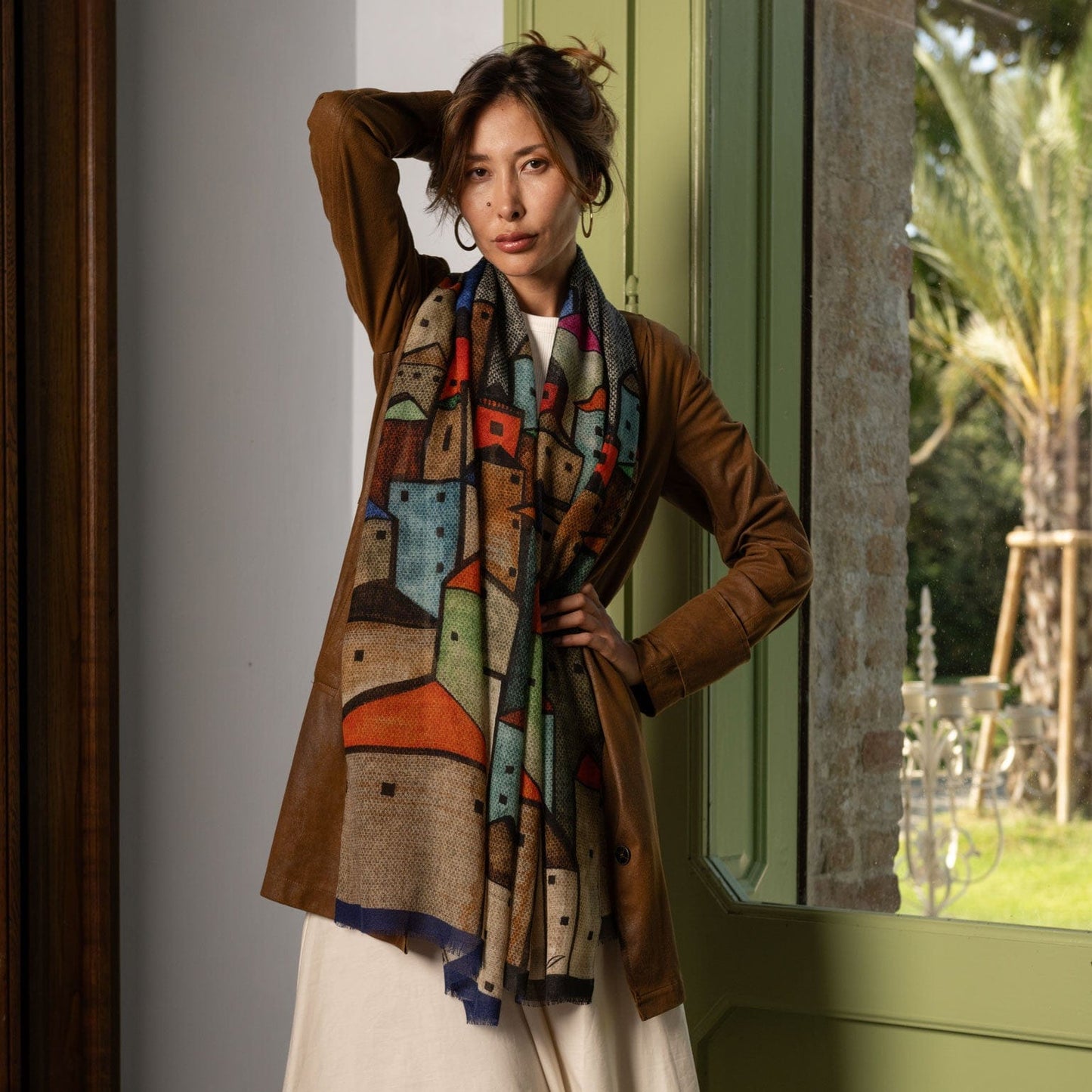Villaggio - Wool Scarf - Tan - My Men's Shop