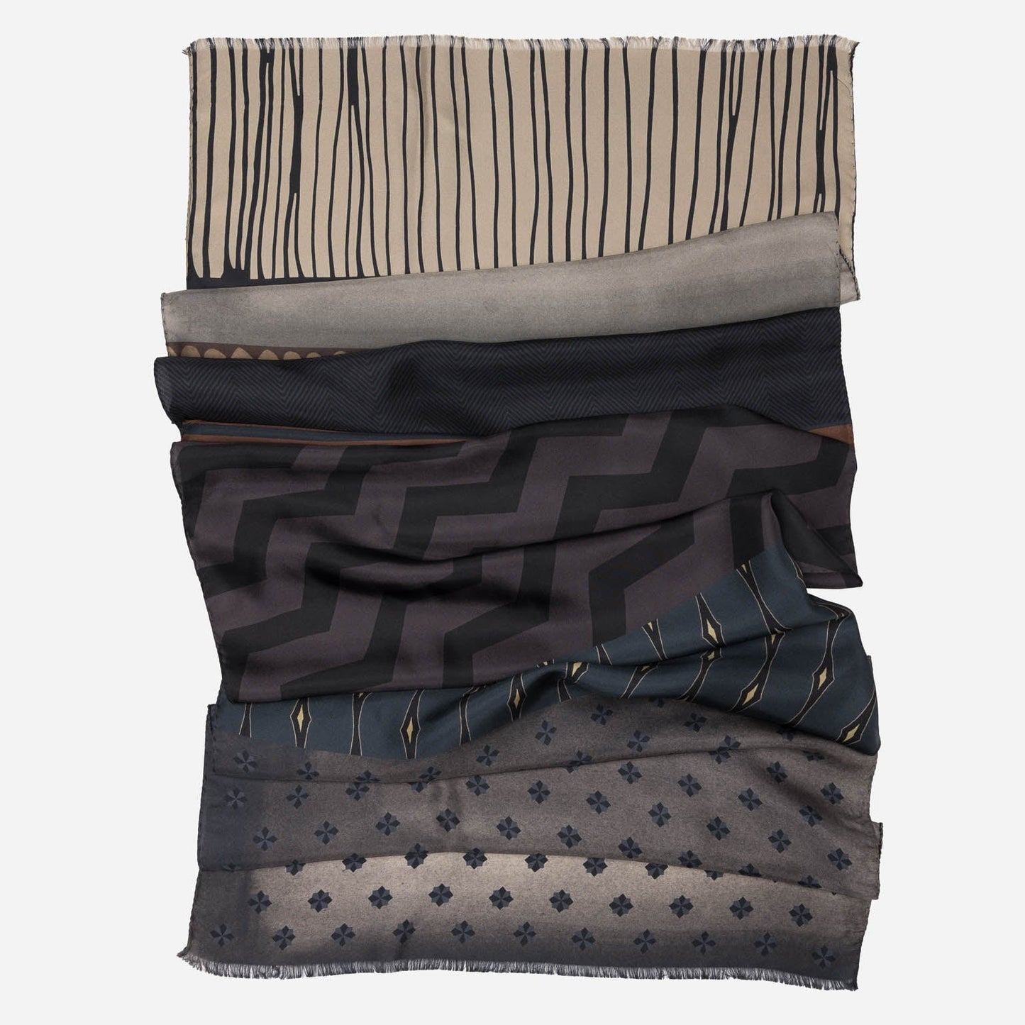 Atri - Long Silk Scarf - Plum - My Men's Shop