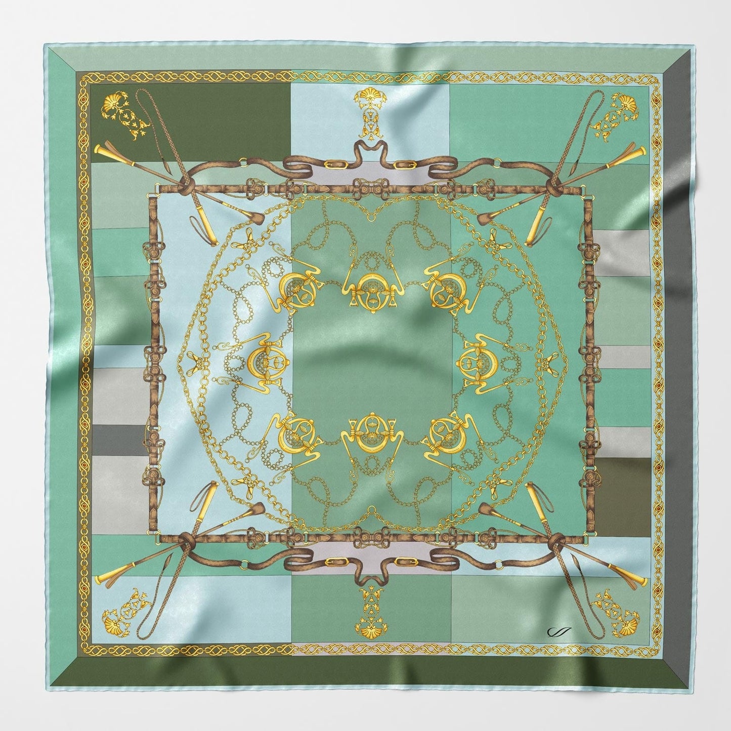 Gabriella - Silk Foulard - Laurel