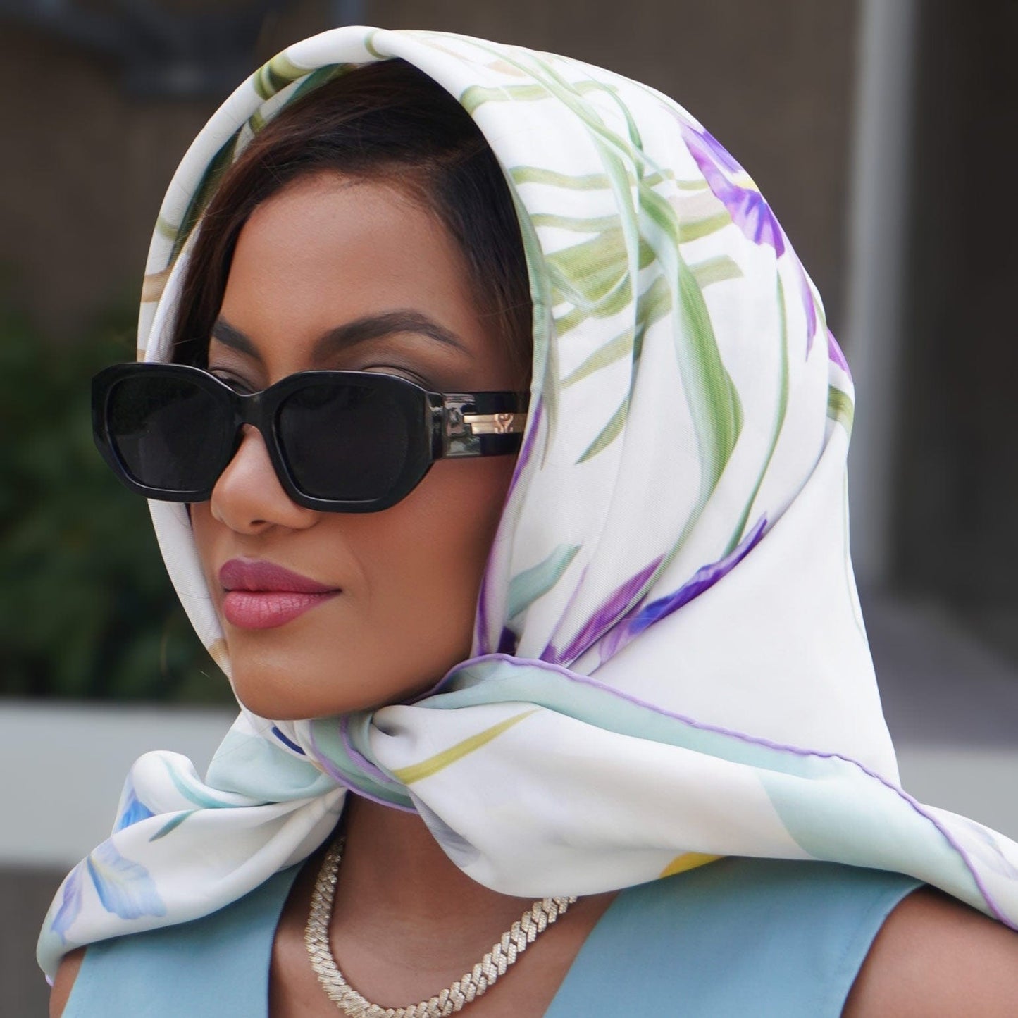 Susanna - Silk Foulard - Mint
