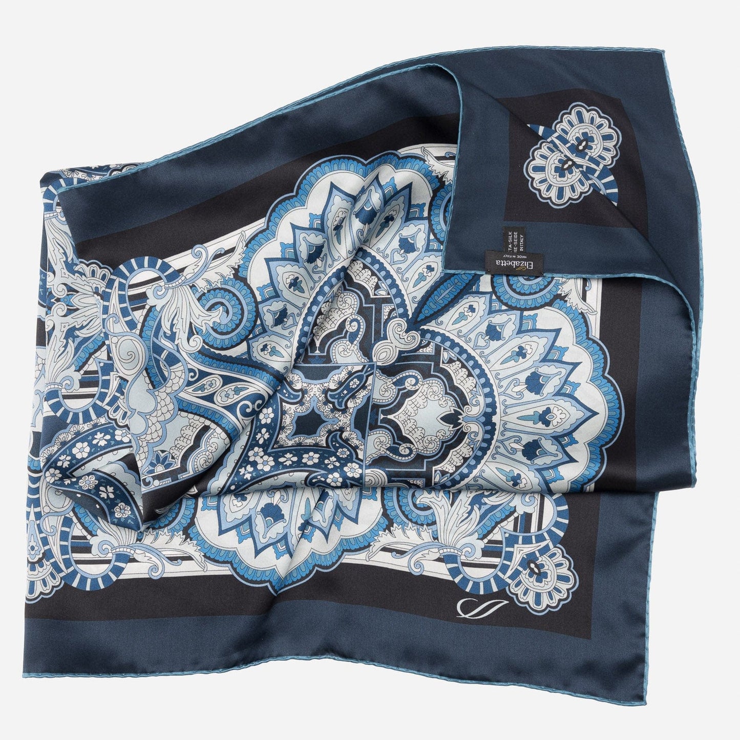 Malta - Silk Foulard - Royal Blue