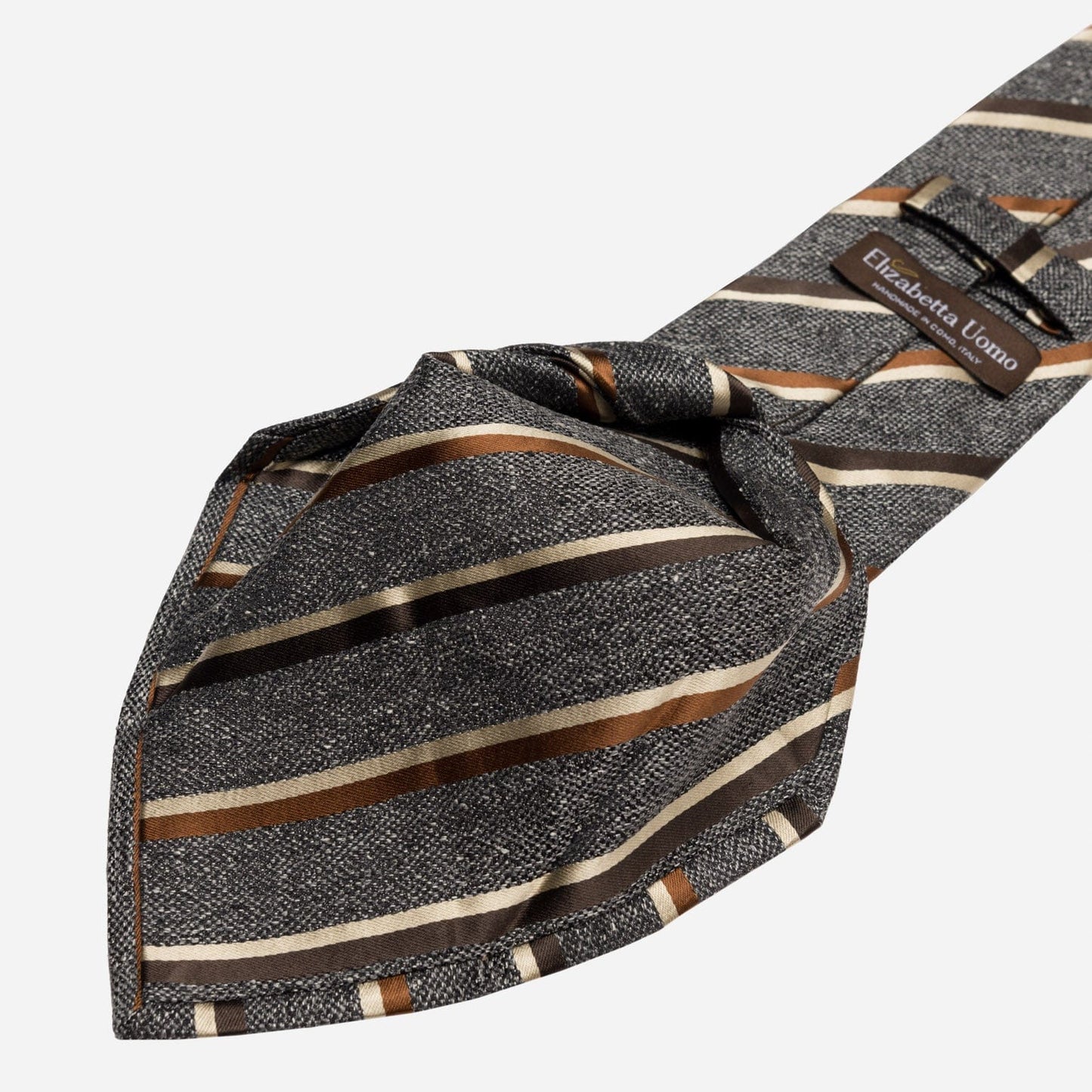 Velletri - Silk Jacquard Tie - Steel