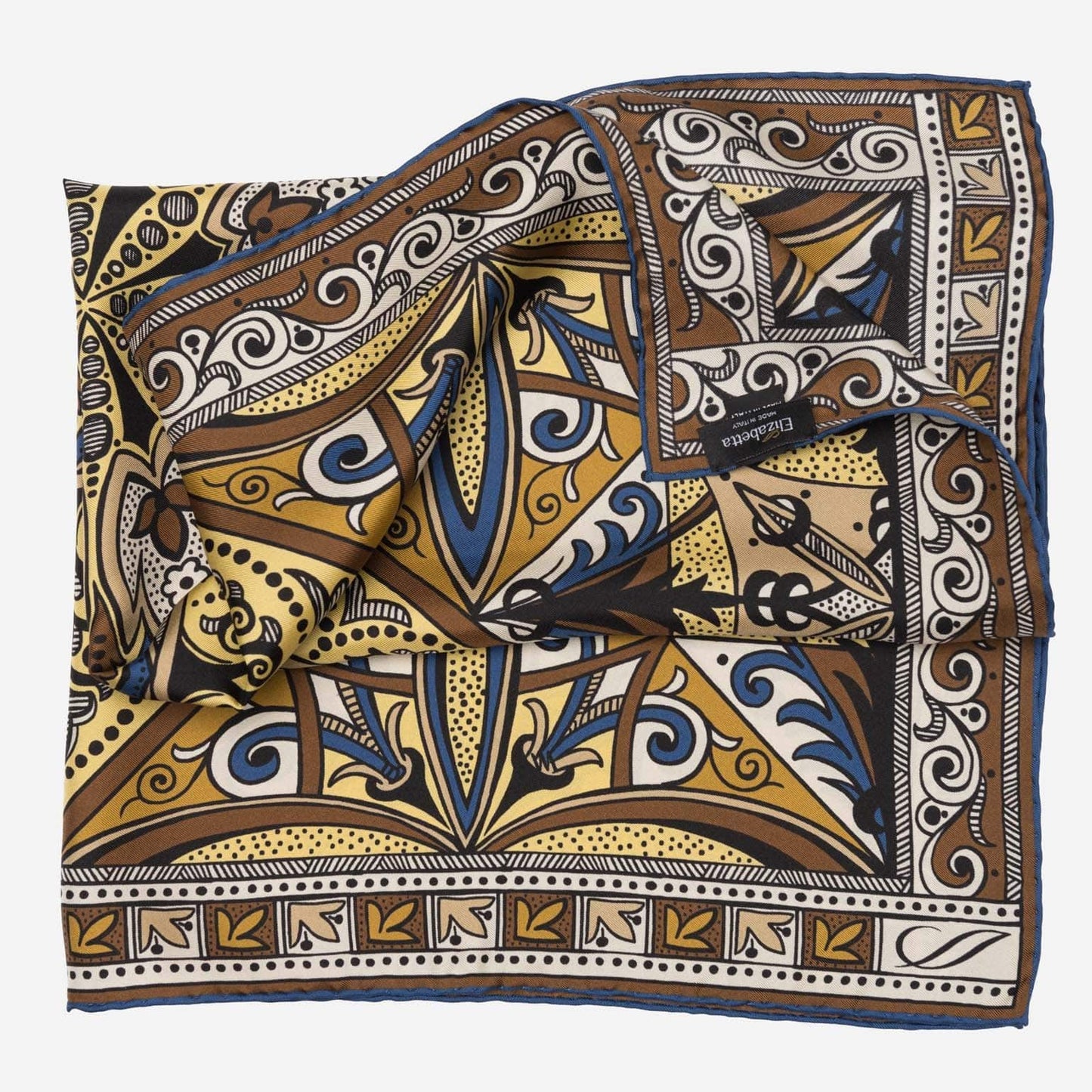 Capri - Silk Neckerchief - Yellow - My Men's Shop