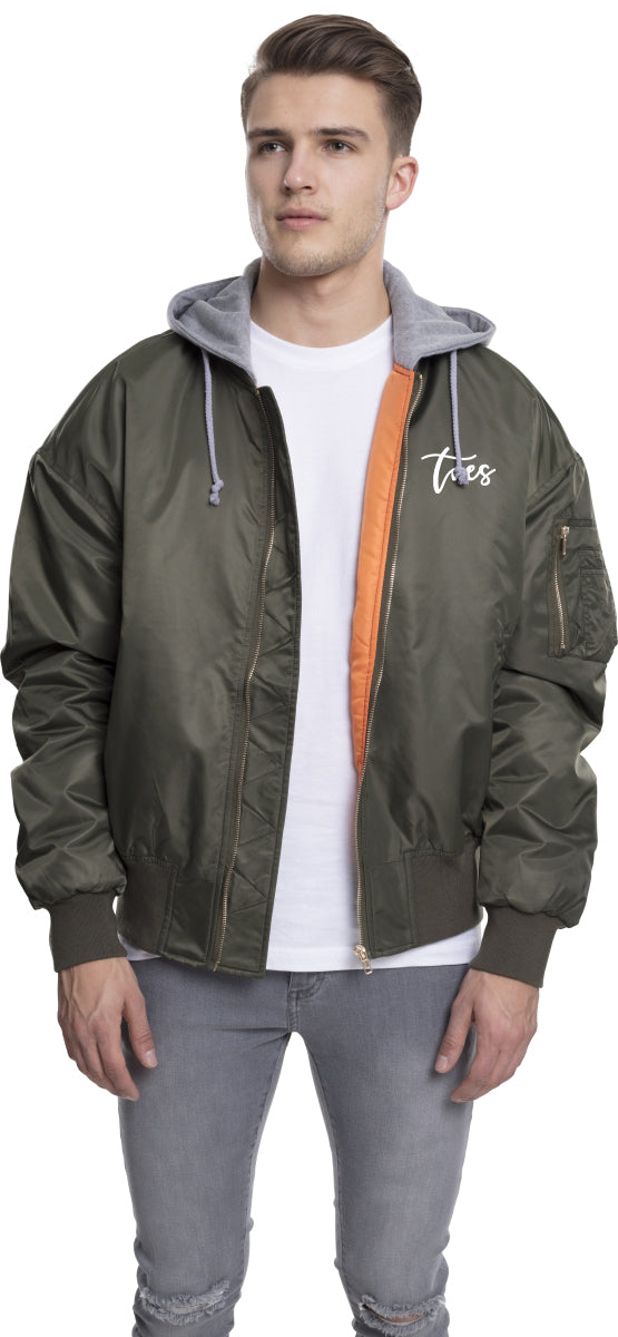 Bomber Jacket Hooded Oversize - My Men's Shop