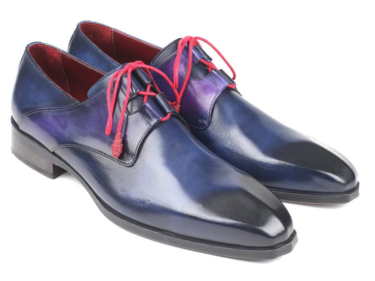 Paul Parkman Ghillie Lacing Blue Dress Shoes (ID#GT511BLU) - My Men's Shop