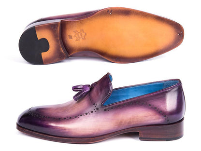 Paul Parkman Men's Tassel Loafer Purple (ID#66T80-PRP) - My Men's Shop