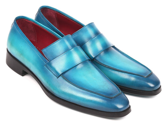 Paul Parkman Men's Loafers Turquoise (ID#093-TRQ) - My Men's Shop