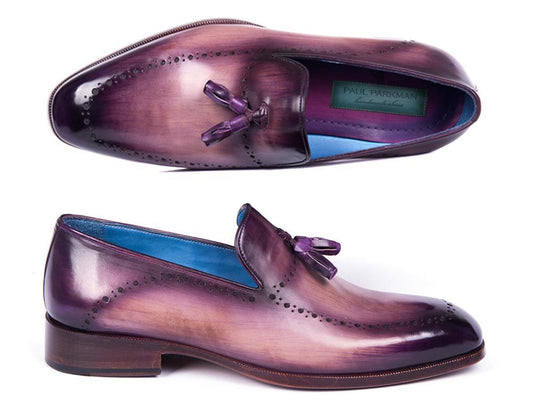 Paul Parkman Men's Tassel Loafer Purple (ID#66T80-PRP) - My Men's Shop
