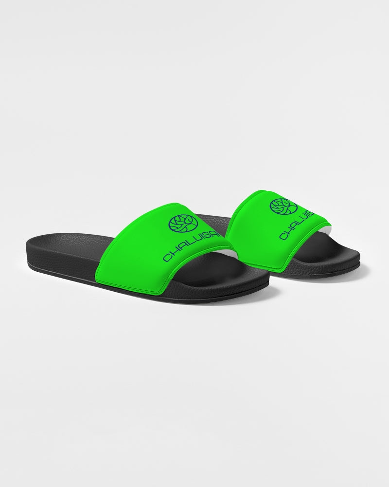 Neon Green Men's Slide Sandal - My Men's Shop