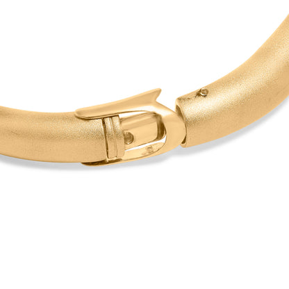 Pulsera de oro de 18 quilates con diseño abovedado y diamantes de 6,00 quilates (color G-H, claridad VS2-SI1)