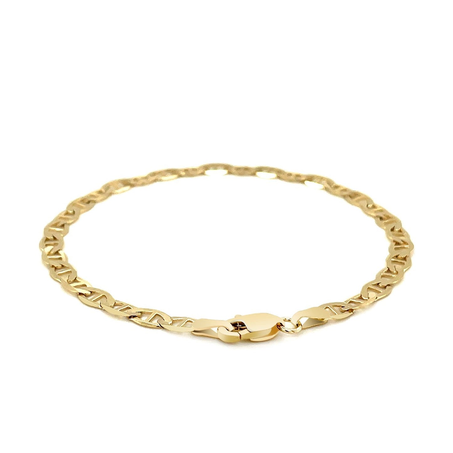 Pulsera de eslabones Mariner de oro amarillo de 10k y 4.5mm