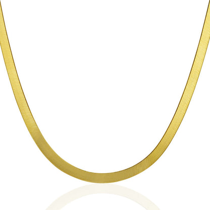 Cadena cola de milano Super Flex de 5,0 mm de oro amarillo de 14k