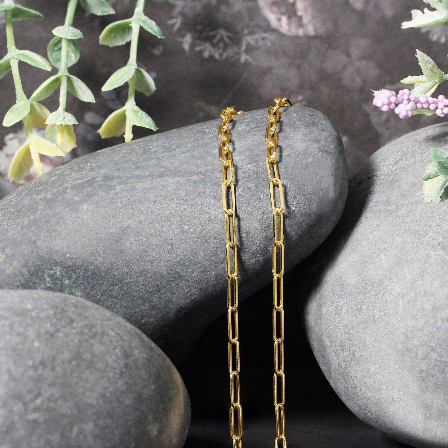 Cadena de eslabones de oro amarillo de 10K (2.50 mm)