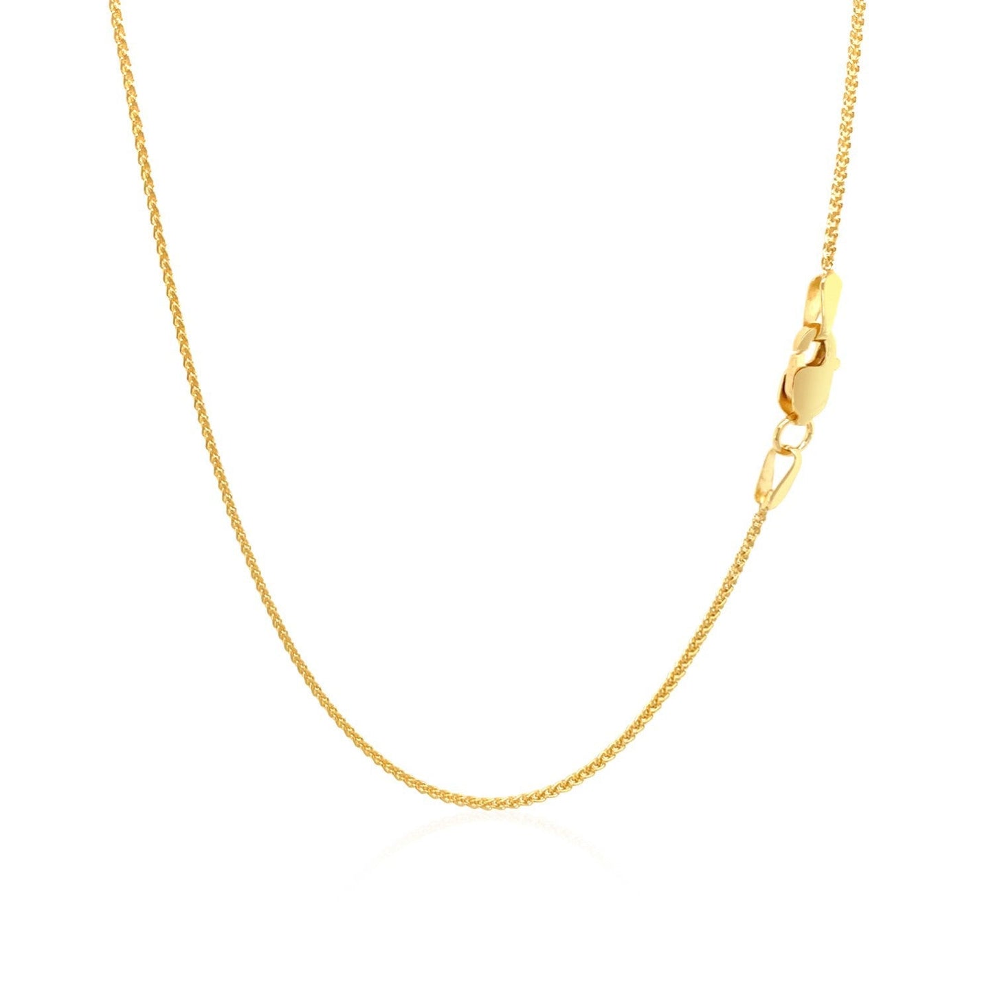 Cadena Trigo de Oro Amarillo de 10k y 1.0mm