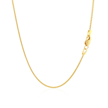 Cadena Trigo de Oro Amarillo de 10k y 1.0mm