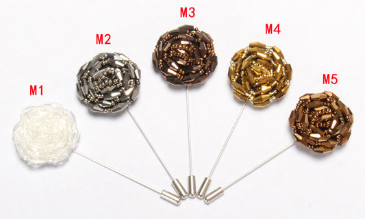 JSLP122 Bejewled Lapel Pin