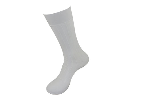 Men's Nylon Socks 100 White
