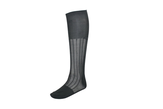 Men's Nylon Socks Long 100L Charcoal