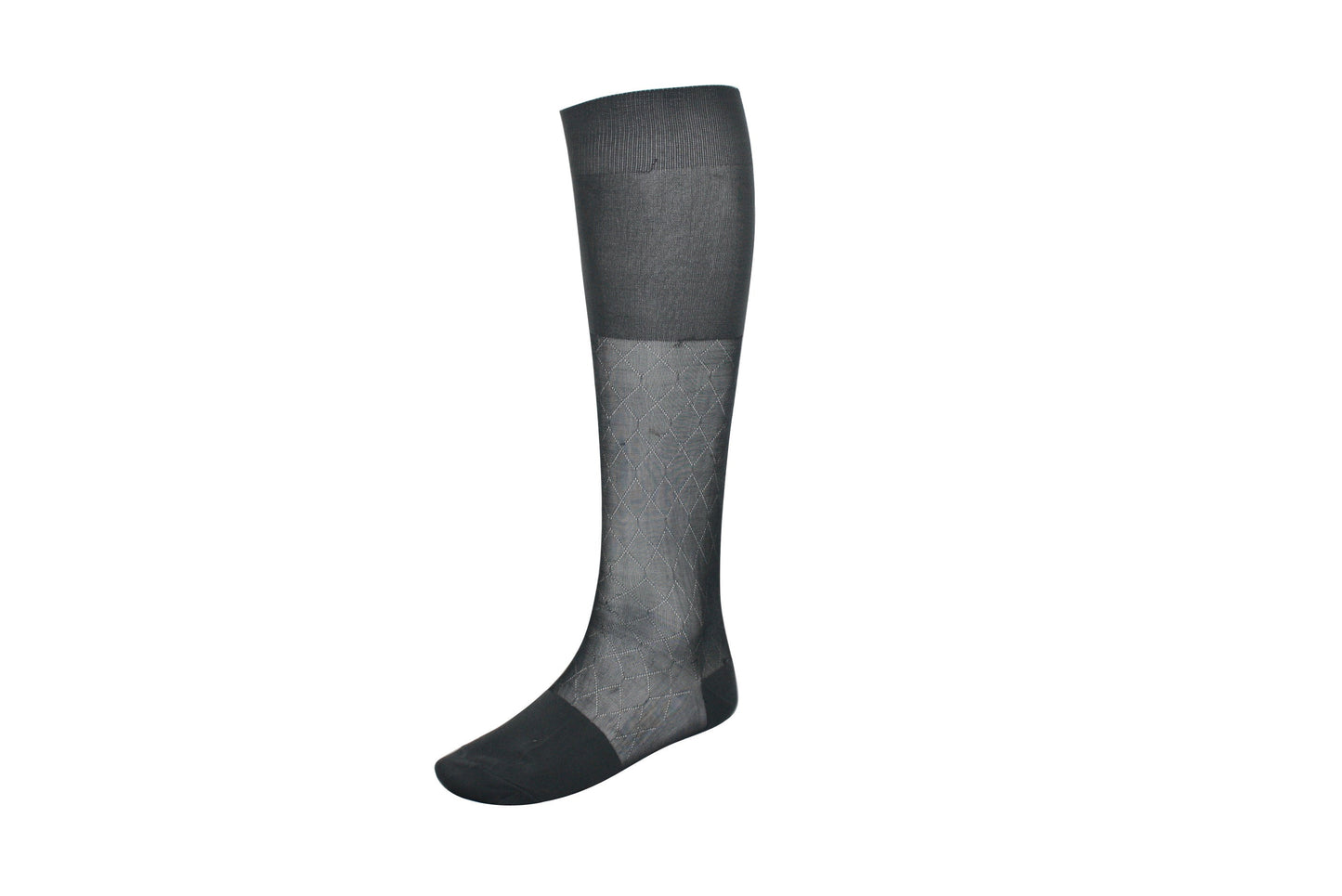 Men's Nylon Socks Long 102L Charcoal