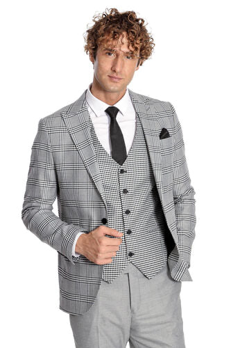 Ty-1422 MENS VESTED SUIT - My Men's Shop