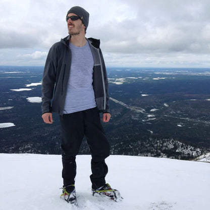 Microweight - Men's Wool Raglan T Shirt Woolverino - My Men's Shop