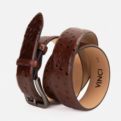 The Johannesburg Brown Leather Belt