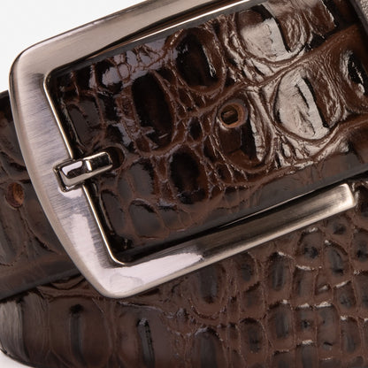 The Bomba Brown Leather Belt