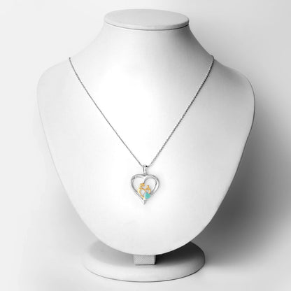 Colgante de plata de ley .925 con esmeralda genuina de 0.45 quilates