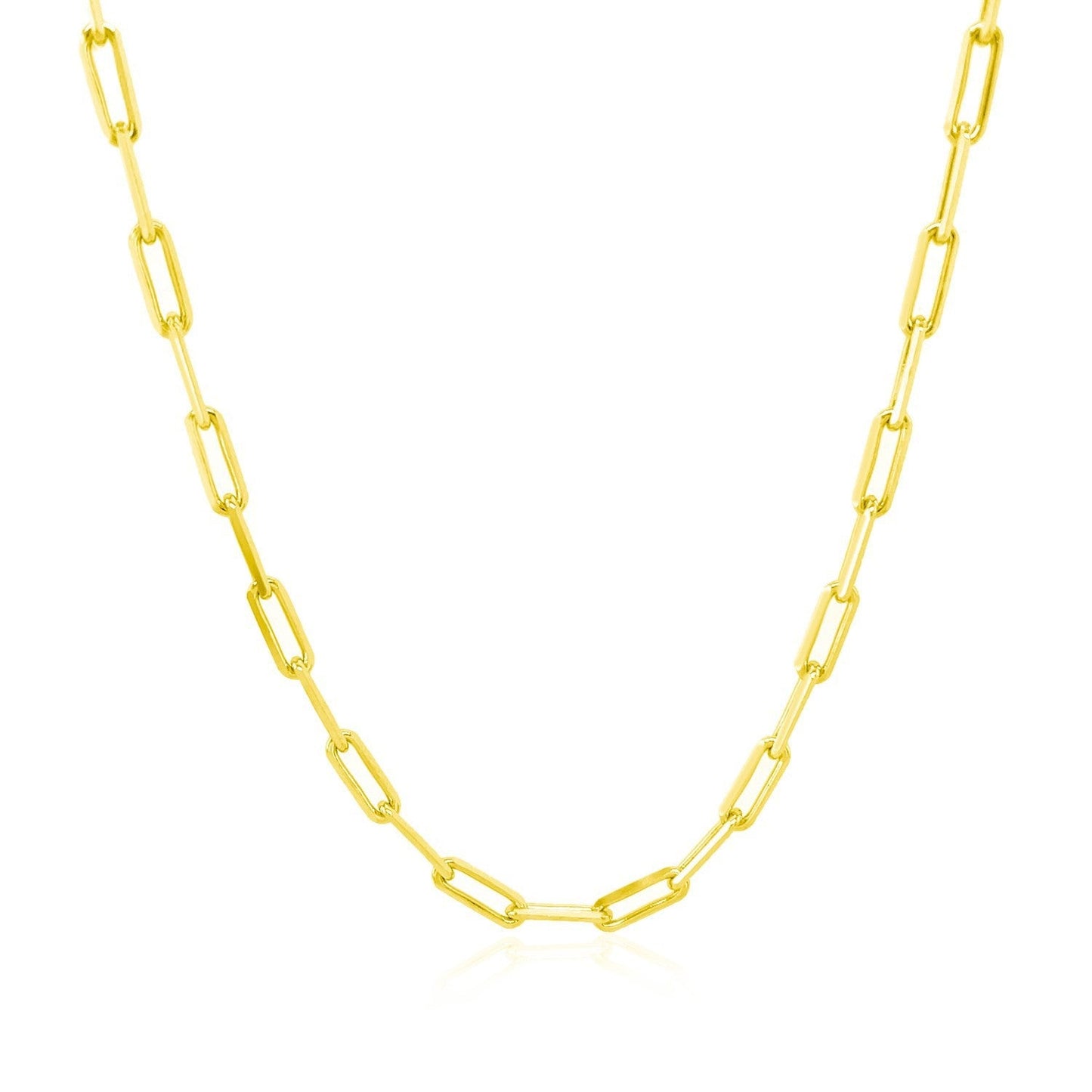 Cadena de eslabones de oro amarillo de 18 K (2.50 mm)
