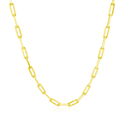Cadena de eslabones de oro amarillo de 10K (2.50 mm)