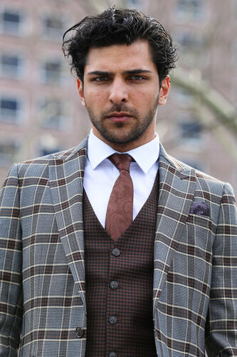 Ty-1422 MENS VESTED SUIT - My Men's Shop