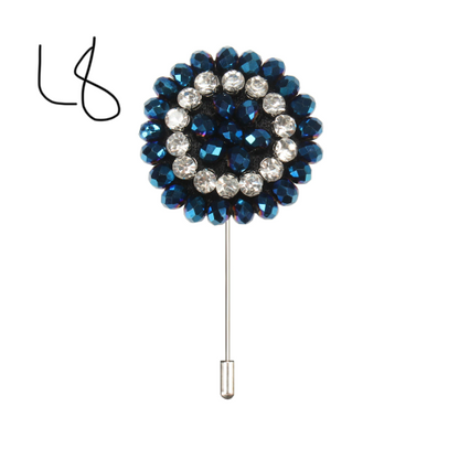 JSLP118 Bejewled Lapel Pin
