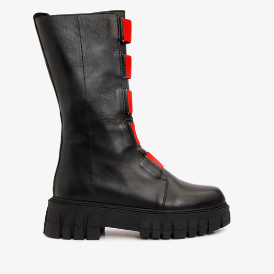 The Mardin Black Leather Women Boot Final Sale!