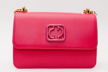 The Maneadero Fuchsia Leather Handbag