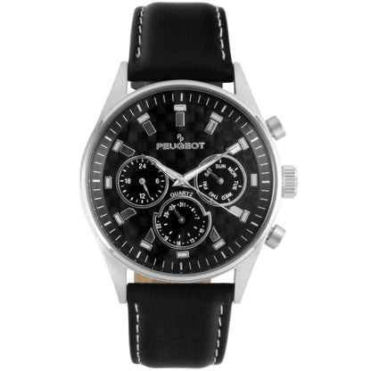 Peugeot Men Stainless Steel Multi Function Watch