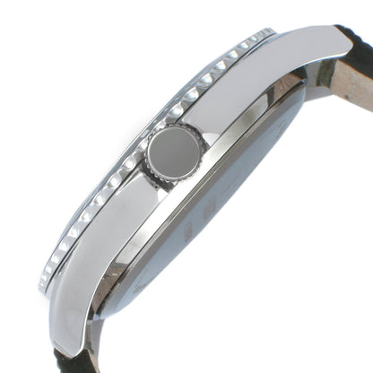 Men's 42mm Sport Bezel Watch with Khaki Green Dial and Canvas Strap