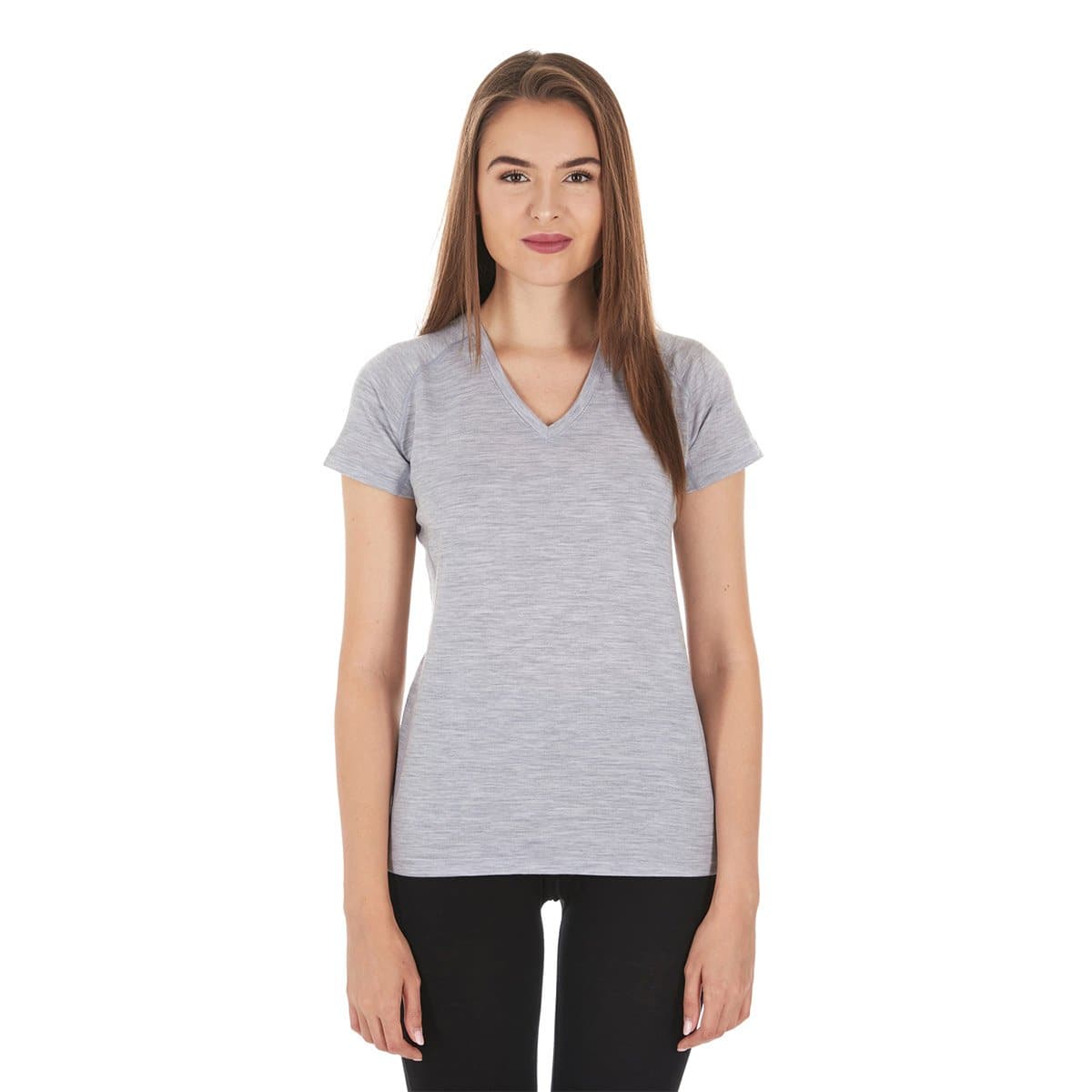 Micro Weight - Women's Wool V-Neck T-Shirt Woolverino - My Men's Shop