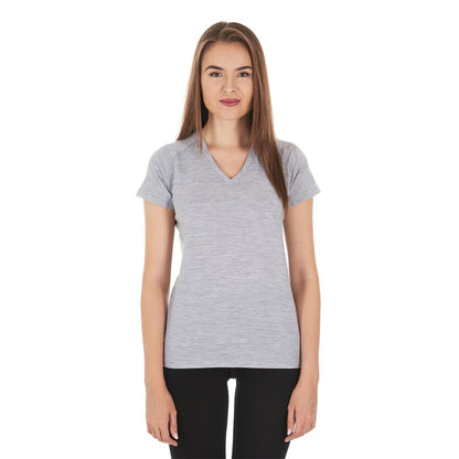 Micro Weight - Women's Wool V-Neck T-Shirt Woolverino - My Men's Shop