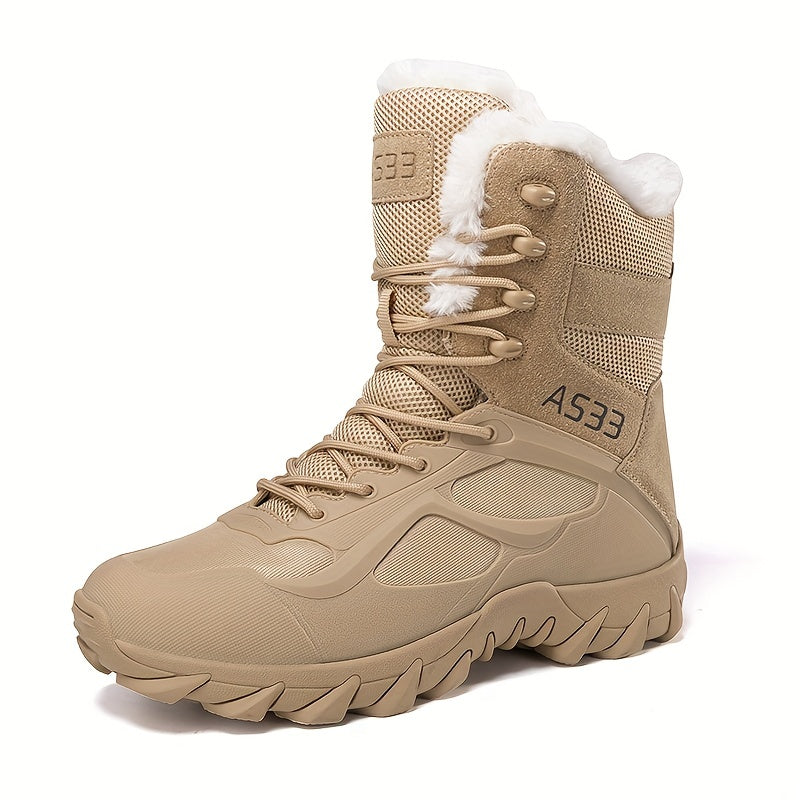 Mens Tactical Snow Boots for Outdoor Winter Adventures - My Men's Shop