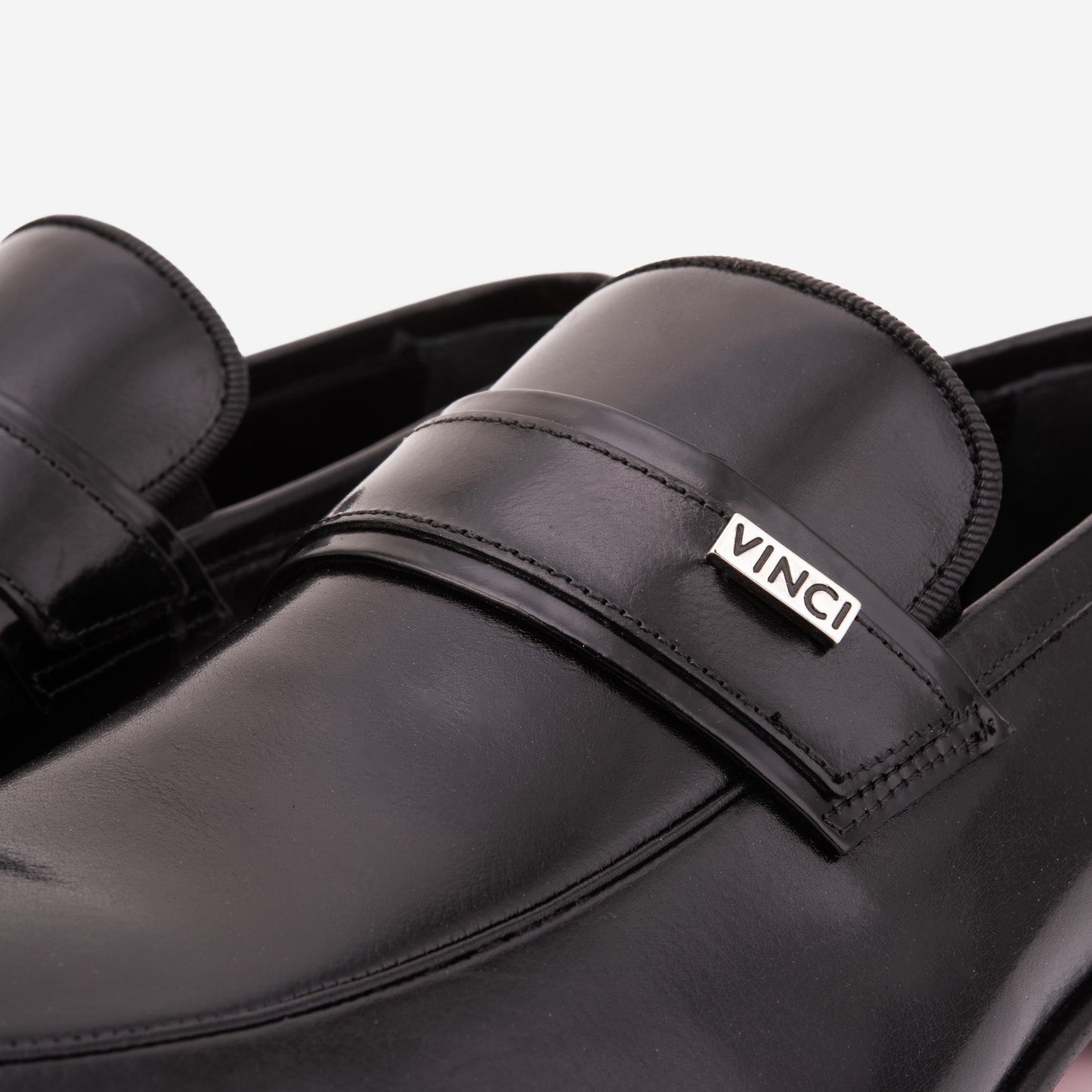 The Ashford Black Baby Buffalo Leather Loafer Men Shoe