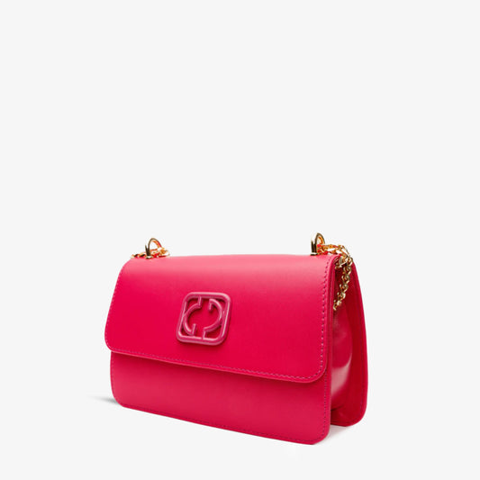 The Maneadero Fuchsia Leather Handbag