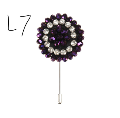 JSLP118 Bejewled Lapel Pin