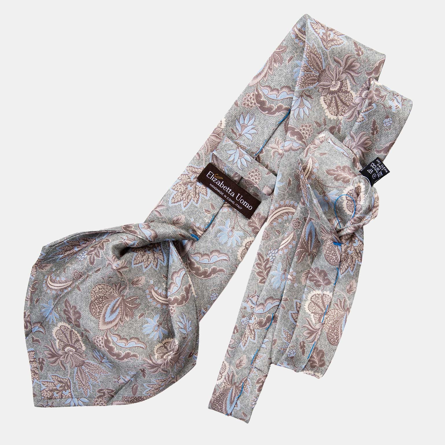 Medici - Printed Silk Tie - Soft Jade - My Men's Shop