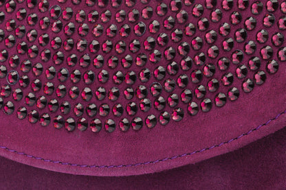 The Ailano Purple Leather Handbag