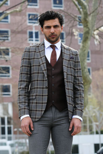 Ty-1422 MENS VESTED SUIT - My Men's Shop