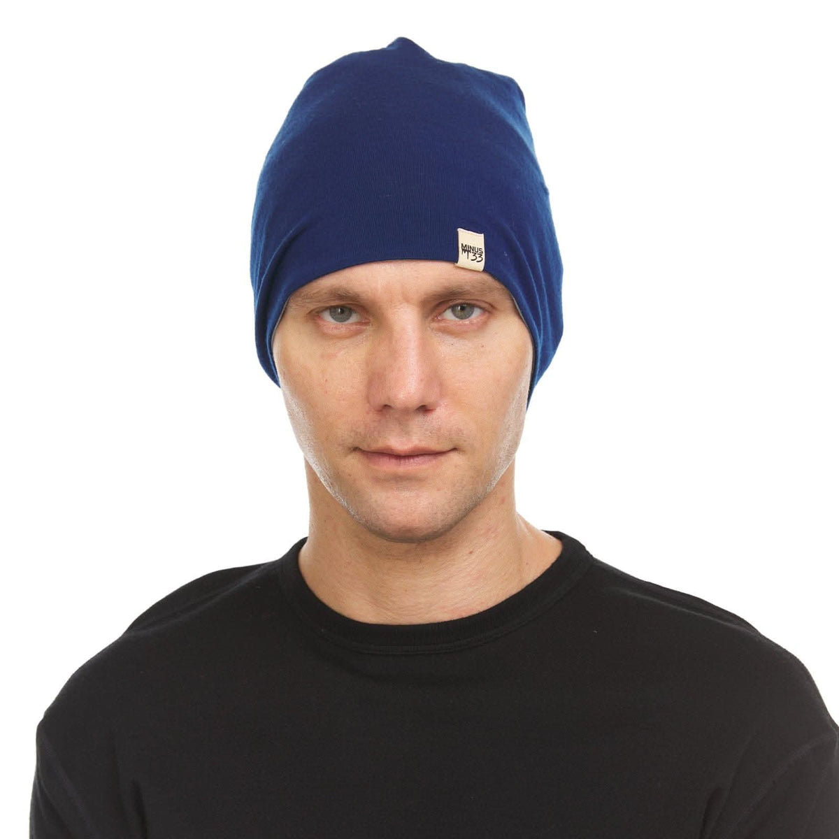 Gorro reversible de lana de peso micro - Woolverino