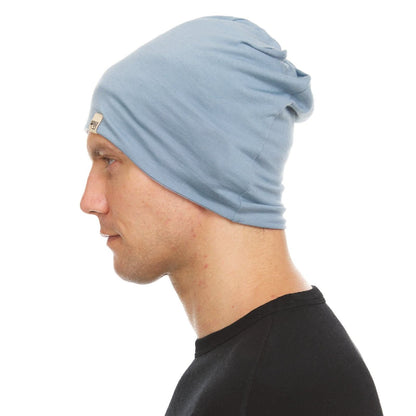 Gorro reversible de lana de peso micro - Woolverino