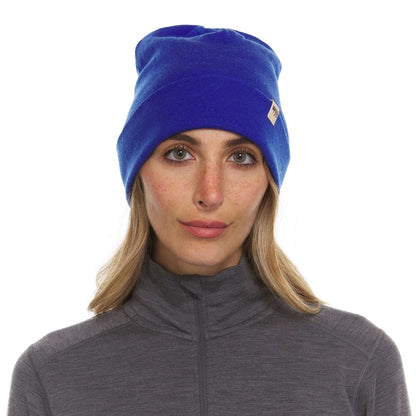 Lightweight Wool Cuff Beanie - 100% Merino Wool