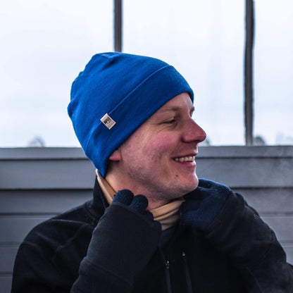 Lightweight - Ridge Cuff Beanie 100% Merino Wool - My Men's Shop